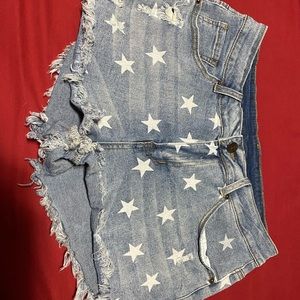 Womens jean shorts